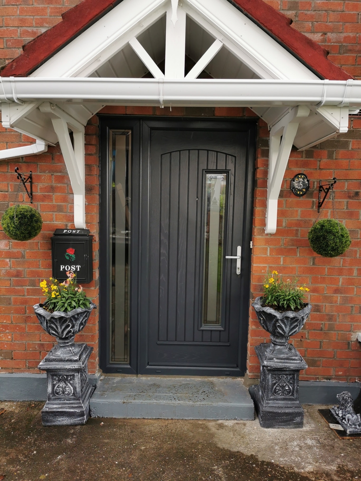 grey composite door